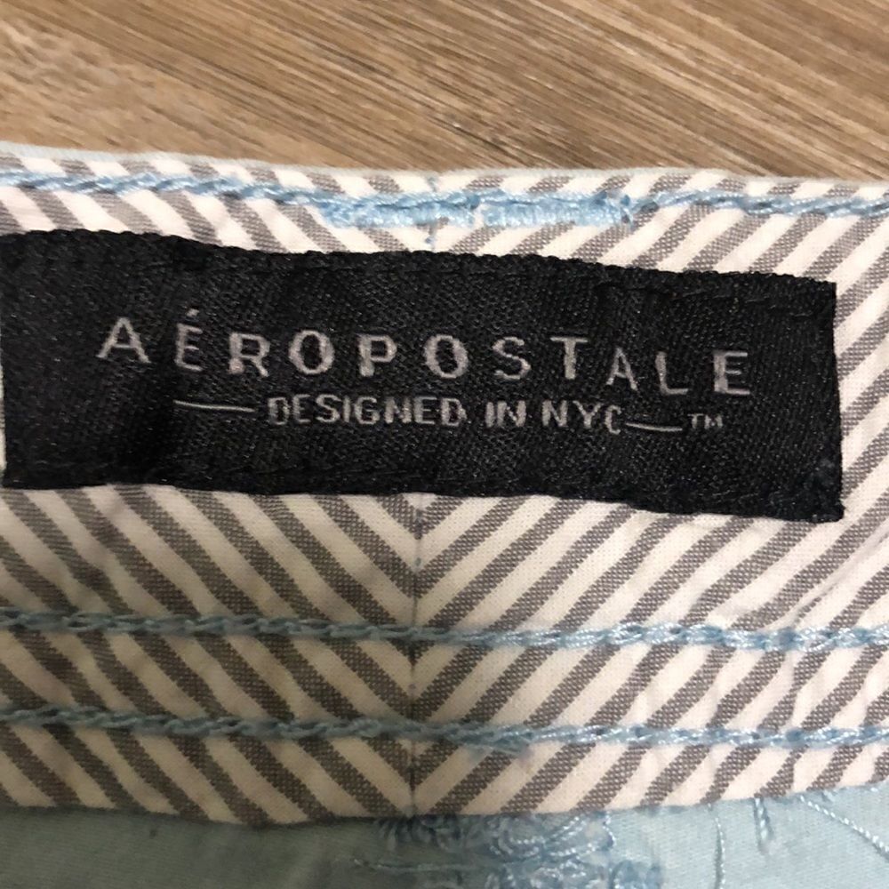 Juniors Aeropostale Light Blue Shorts Size 000 - Picture 3 of 5